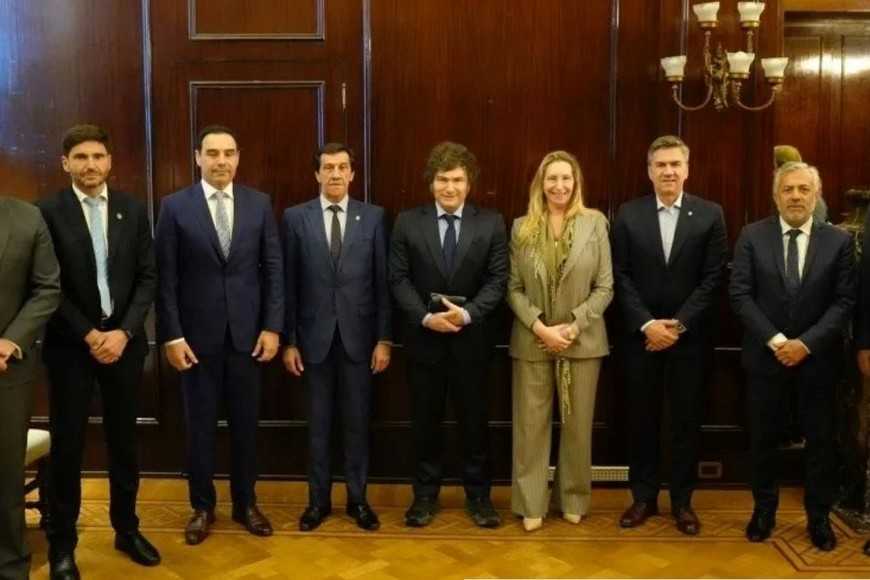 El presidente Javier Milei mantuvo con gobernadores de la Unión Cívica Radical