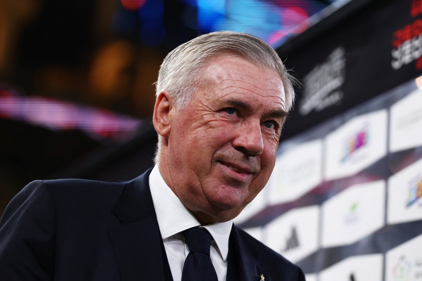 Soccer Football - Spanish Super Cup - Final - FC Barcelona v Real Madrid - King Abdullah Sports City, Jeddah, Saudi Arabia - January 12, 2025
Real Madrid coach Carlo Ancelotti before the match REUTERS/Pedro Nunes