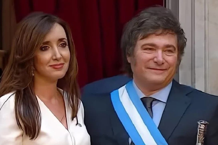 Victoria Villarruel y Javier Milei. Archivo.