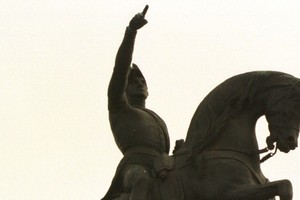 Monumento ecuestre dedicado a San Martín. Foto: Archivo El Litoral