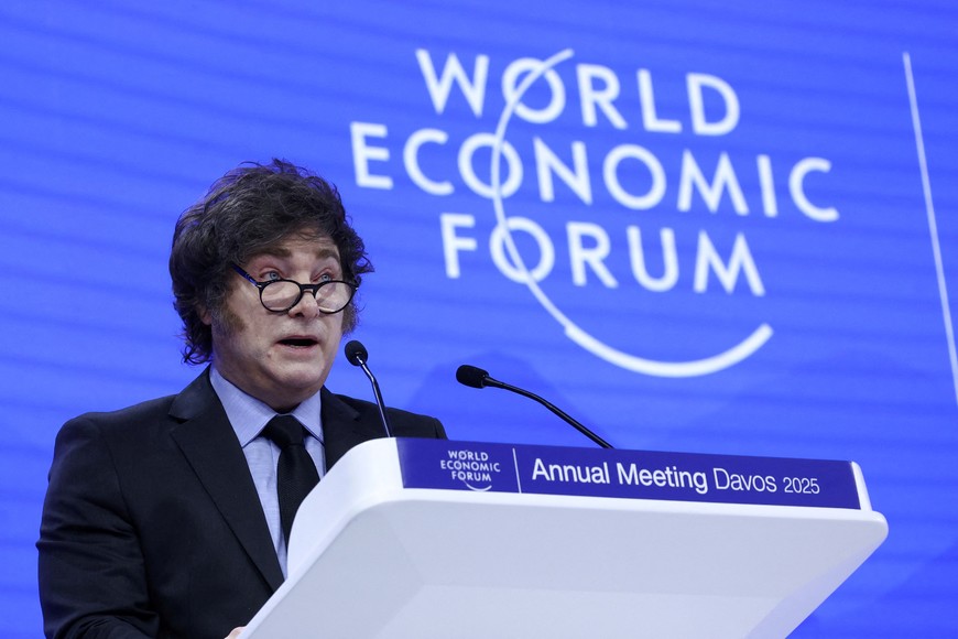Milei viaja a Davos, donde todos los reflectores apuntan a Trump