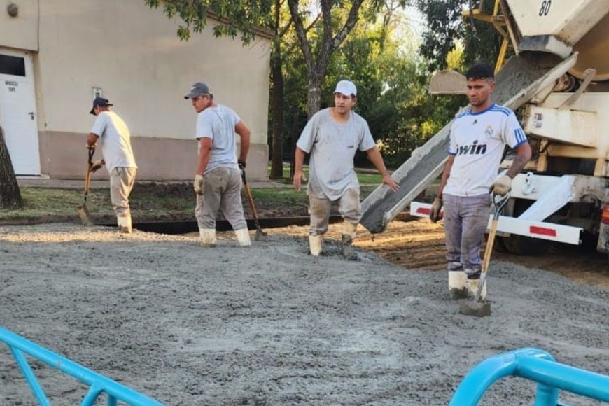 Martínez señaló que el plan de trabajo continuará por calle Entre Ríos