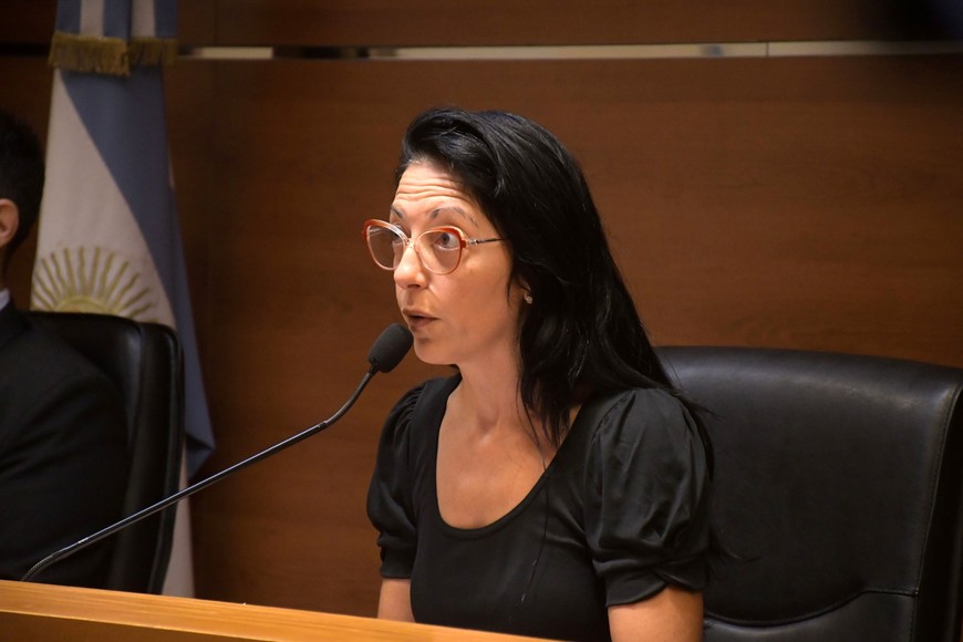 jueza albanca. Foto: Guillermo Di Salvatore