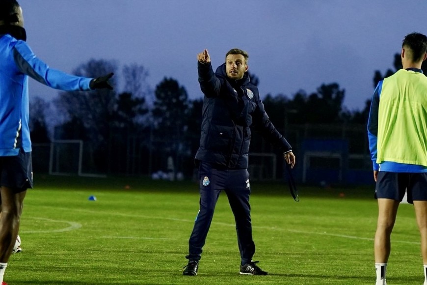 Martín Anselmi ya es entrenador del Porto. Crédito: Prensa Porto