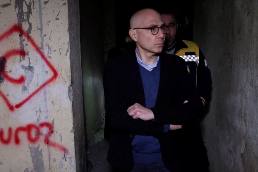 El Alto Comisionado de las Naciones Unidas para los Derechos Humanos, Volker Türk, visita la prisión de Sednaya, en las afueras de Damasco. Crédito: ONU