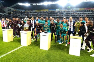 Claudio Bieler, protagonista de los festejos de Liga en Quito