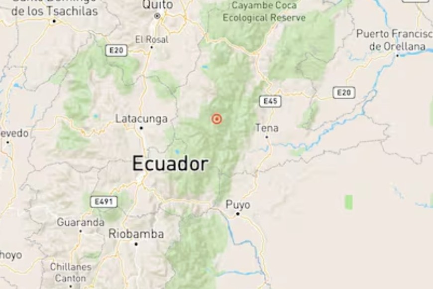 El gráfico del Instituto Geofísico de Ecuador.