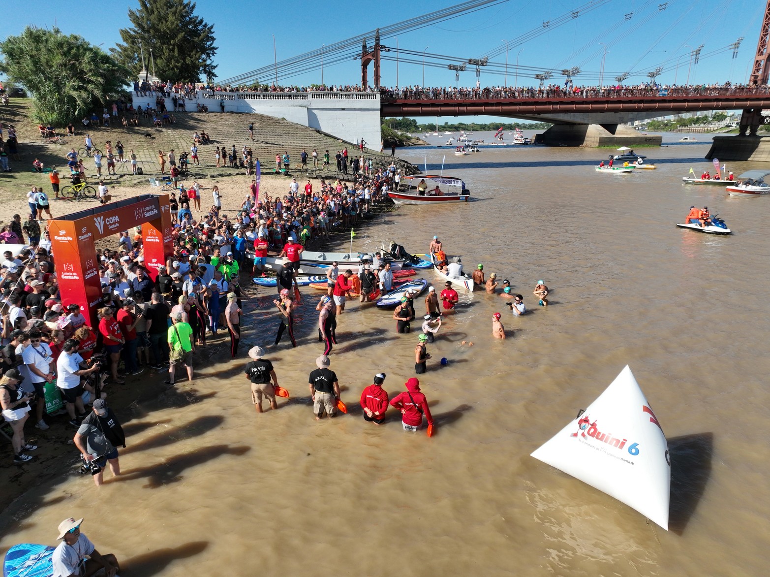 Arrancó la Maratón Santa Fe-Coronda. Foto: Fernando Nicola