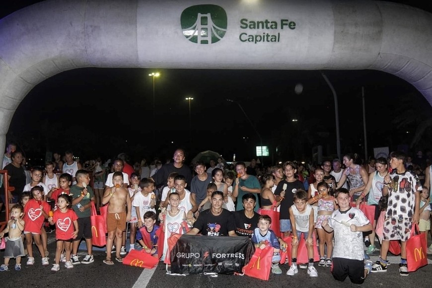 "Santa Fe corre por tu corazón": un evento solidario que emocionó a toda la región. Foto: Matías Pintos