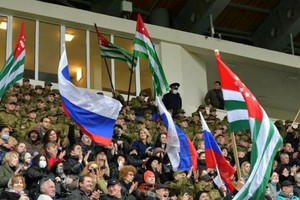 En 2022, Abjasia apoyó oficialmente la invasión rusa a Ucrania.