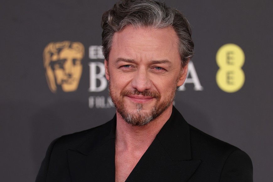 James McAvoy attends the 2025 British Academy of Film and Television Awards (BAFTA) at the Royal Festival Hall in the Southbank Centre, London, Britain, February 16, 2025. REUTERS/Toby Melville