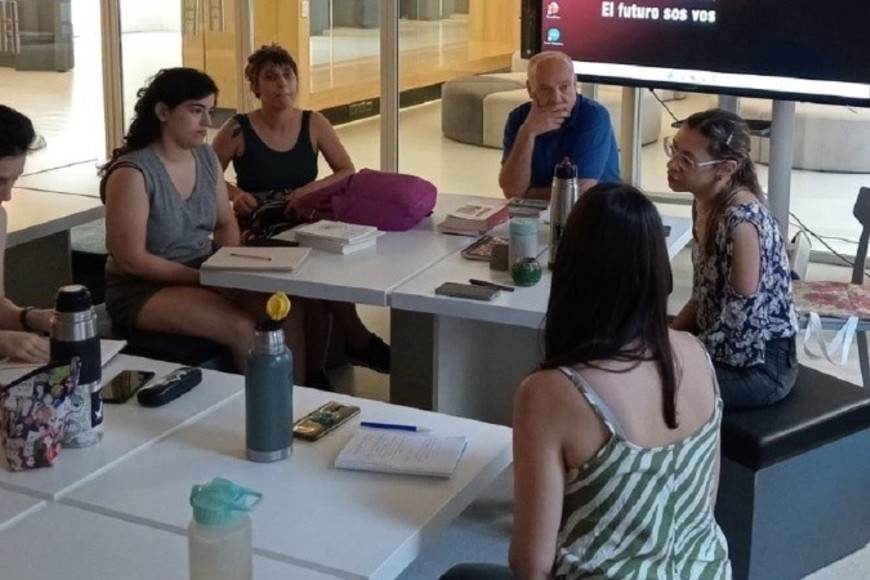 Magi al momento de regresar a dar clases el pasado mes de diciembre.