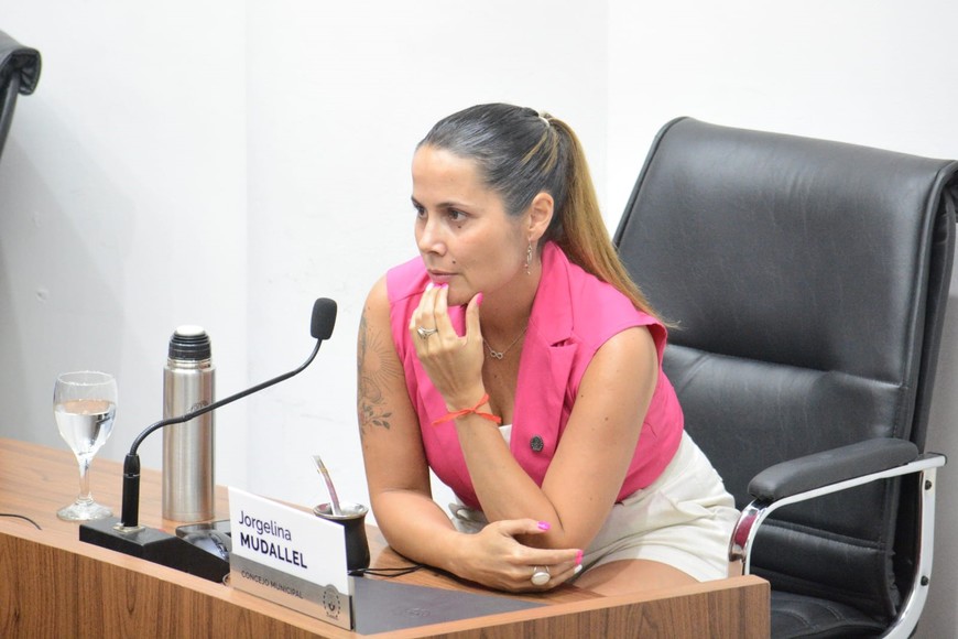La concejala de la ciudad de Santa Fe, Jorgelina Mudallel.