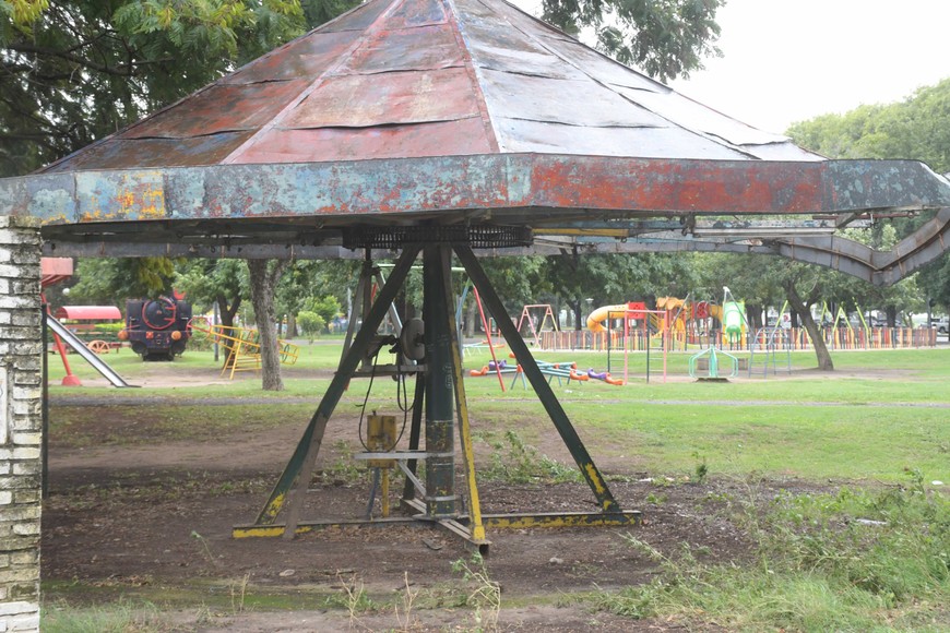 La vieja estructura, en la esquina suroeste. Foto:  Luis Cetraro.