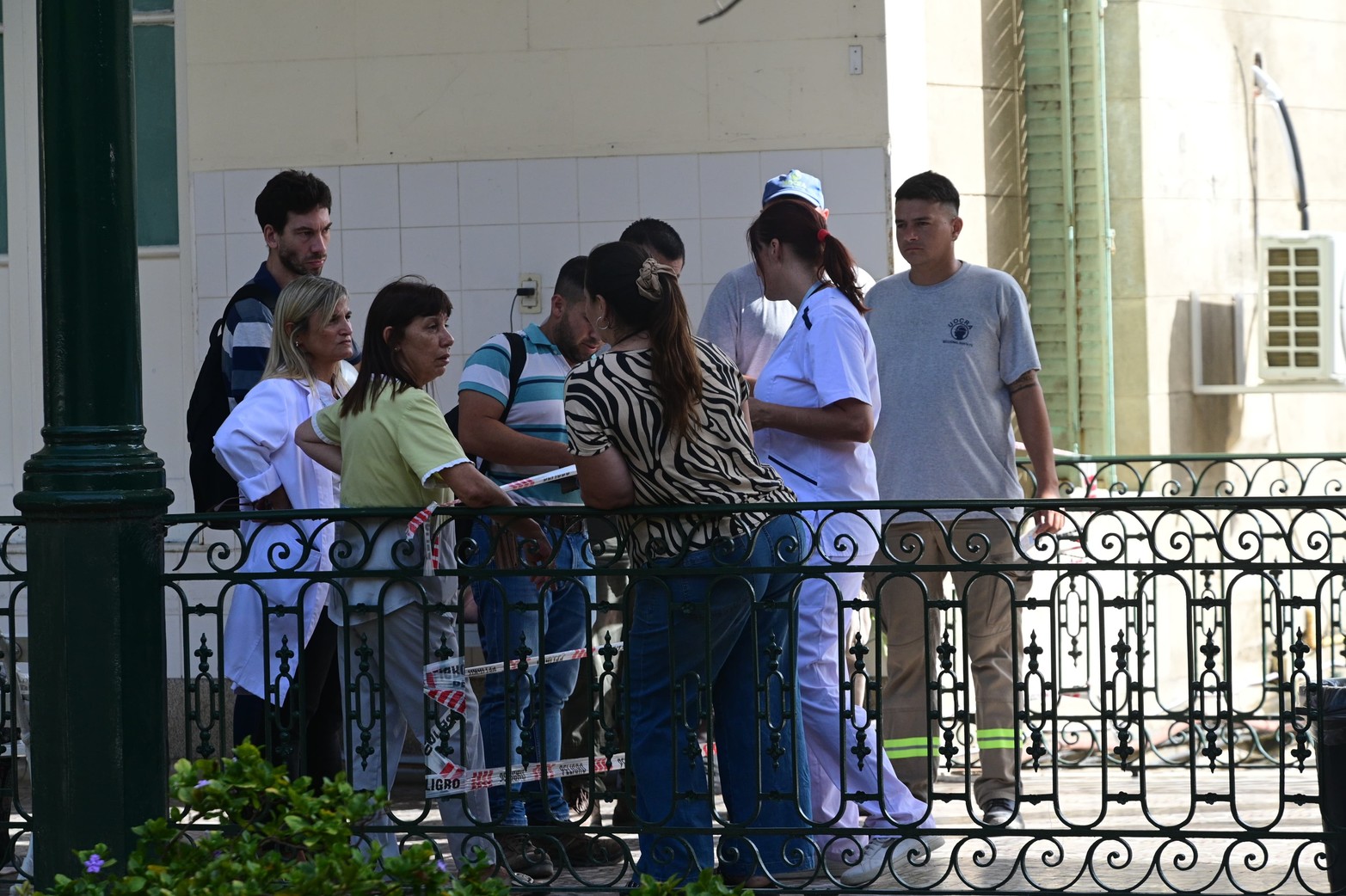 Derrumbe en el Hospital Cullen de Santa Fe. Créditos: Flavio Raina