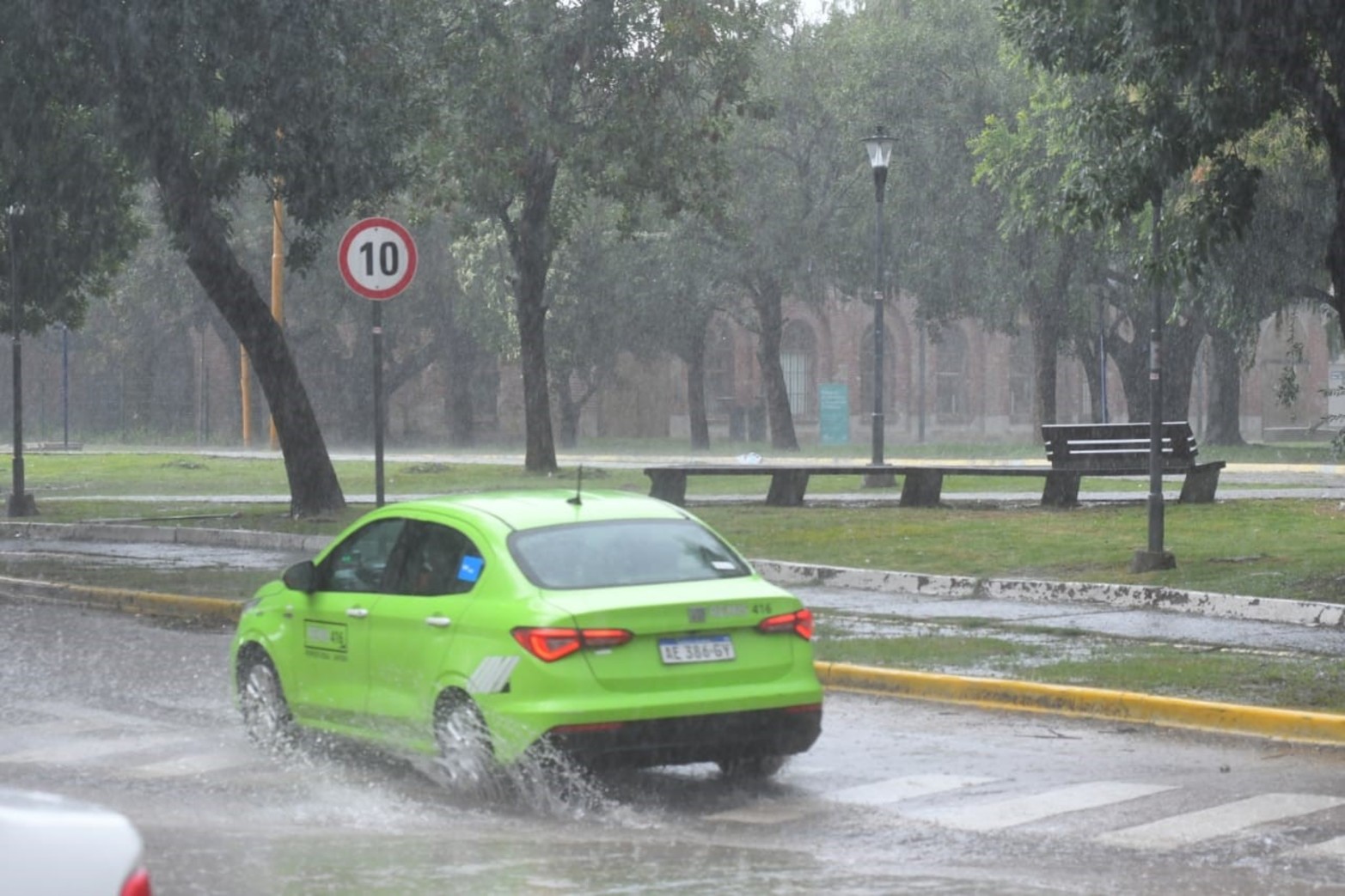 Lluvia en Santa Fe