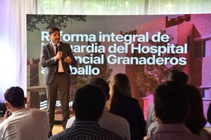Pullaro presentó el proyecto para la nueva guardia del hospital de San Lorenzo