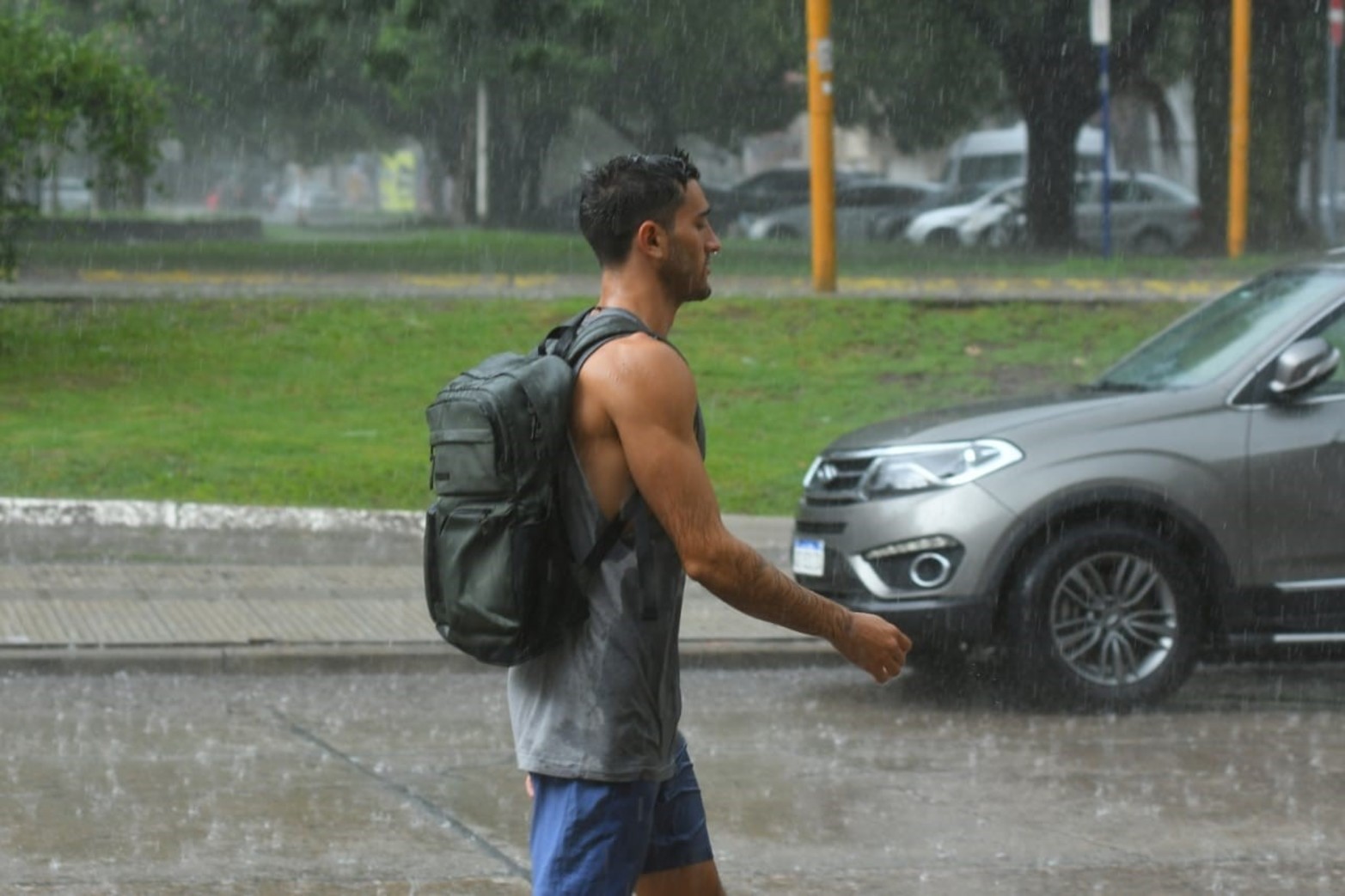 Lluvia en Santa Fe