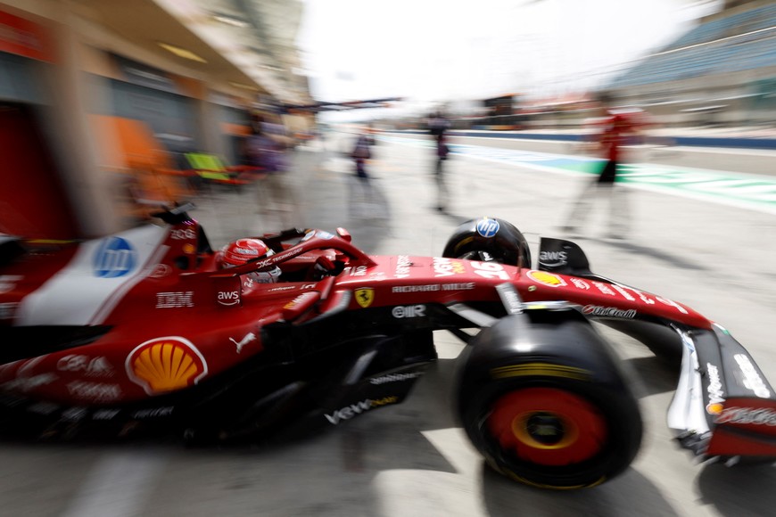 Formula One F1 - Pre Season Testing - Bahrain International Circuit, Sakhir, Bahrain - February 28, 2025
Ferrari's Charles Leclerc during testing REUTERS/Hamad I Mohammed