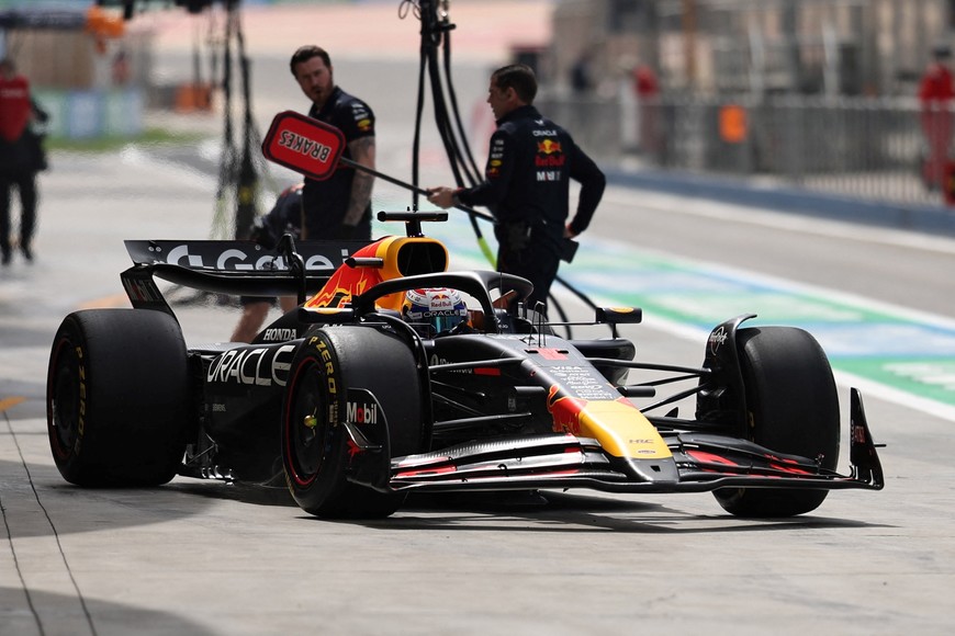 Formula One F1 - Pre Season Testing - Bahrain International Circuit, Sakhir, Bahrain - February 28, 2025
Red Bull's Max Verstappen during testing REUTERS/Hamad I Mohammed