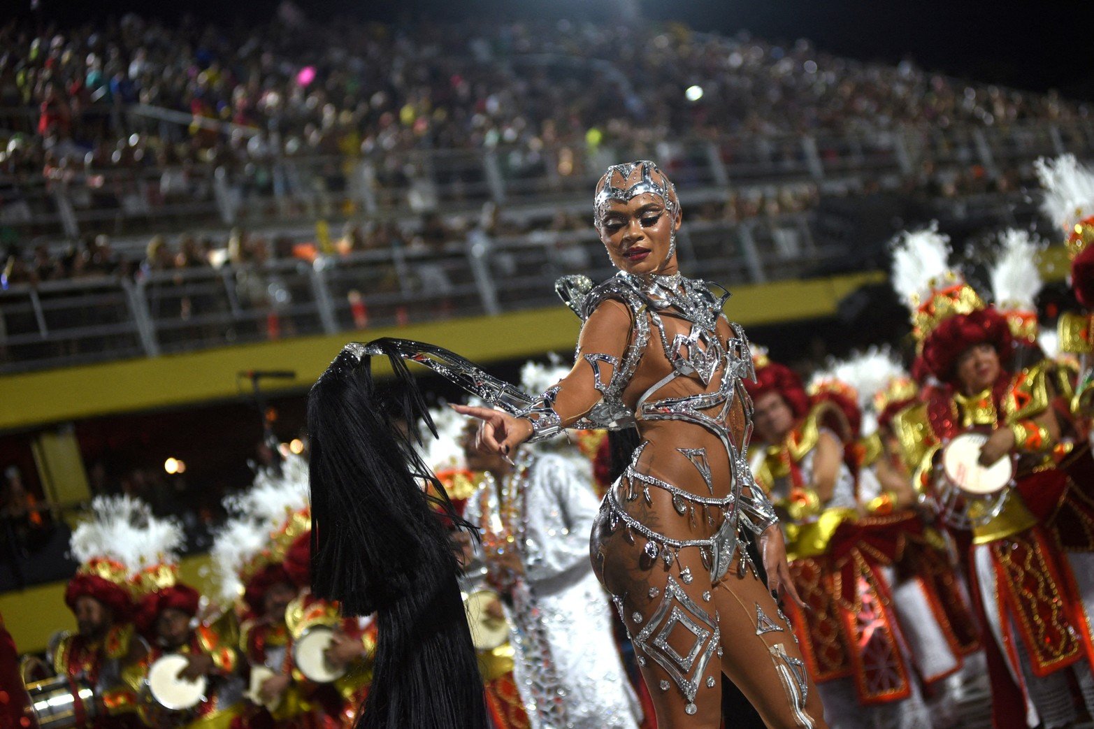 Se vive a pleno el carnaval en Brasil. 