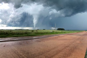 El fenómeno llamó la atención este lunes por la siesta.