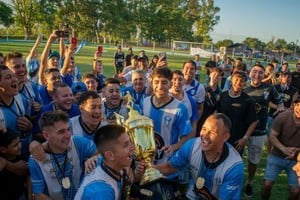 9 de Julio es el campeón en ejercicio de la Liga Galvense en primera división de varones.