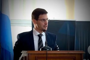 Expuso los principales ejes de gestión.