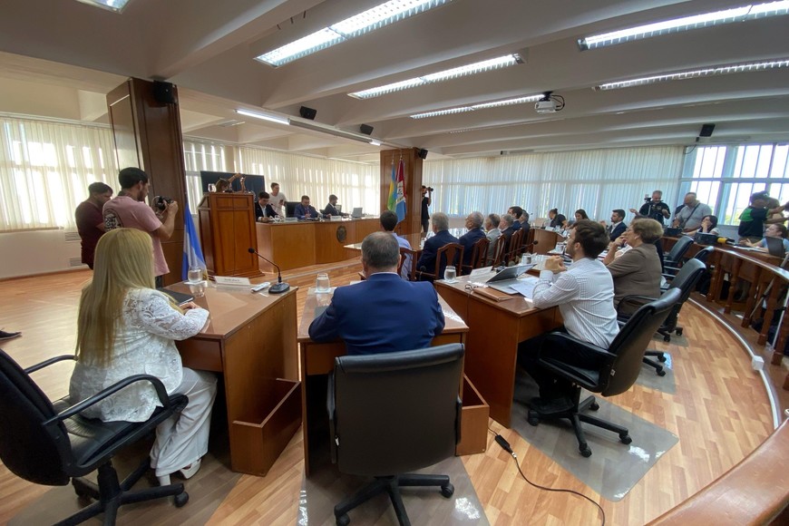 Expuso los principales ejes de gestión.