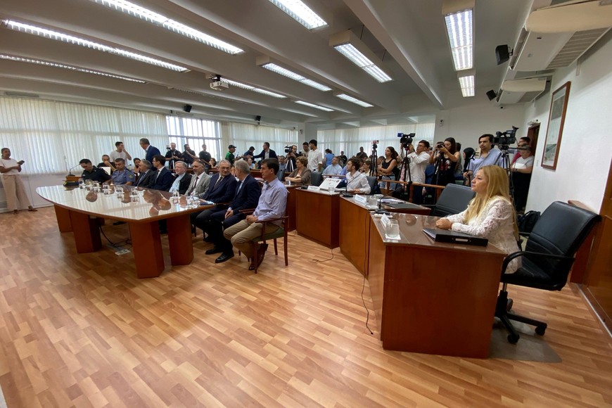 Expuso los principales ejes de gestión.