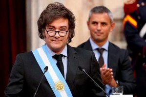 El presidente en su discurso frente al Congreso.