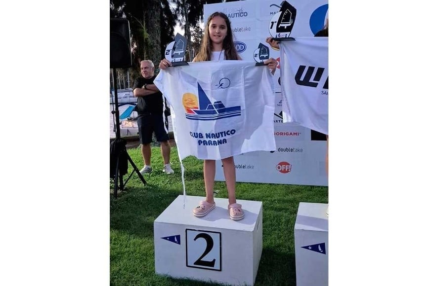 Optimist: nuevo podio para Lucía Ortíz Beorlegui en el Río de la Plata