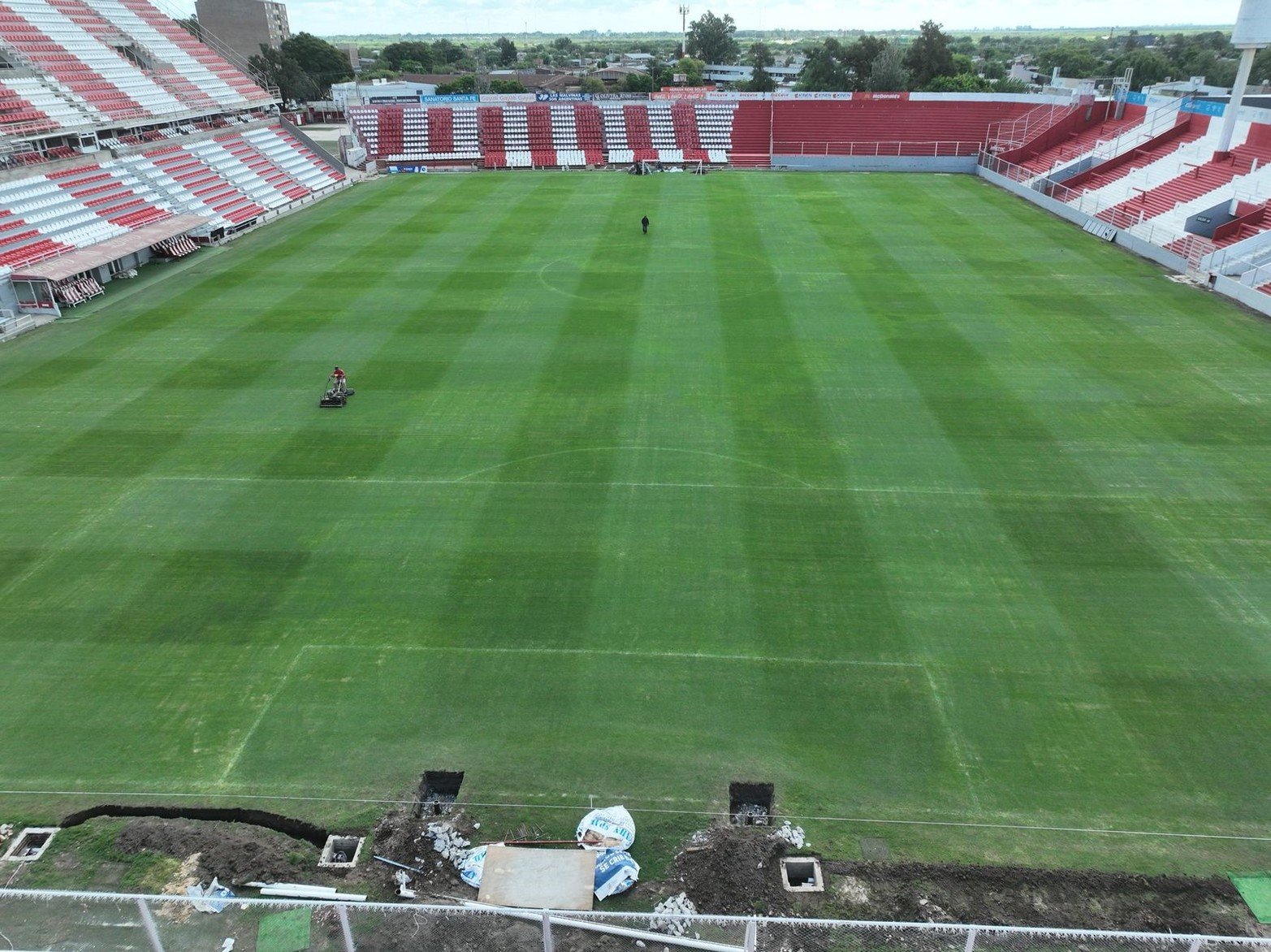 Unión agrandó los arcos del 15 de Abril.