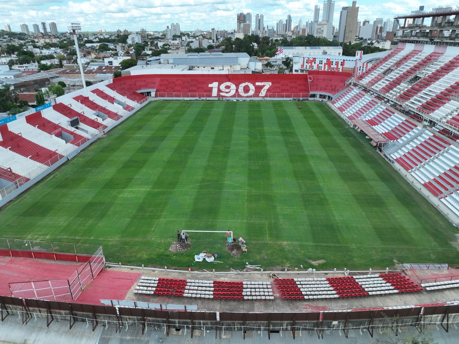 Unión agrandó los arcos del 15 de Abril.