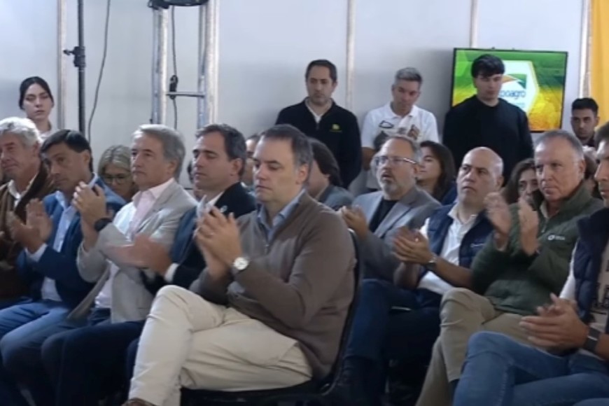 Las primeras filas de espectadore. Crédito: Oficina del Presidente