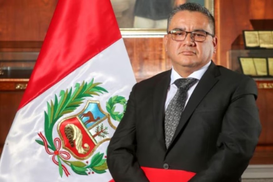 Juan José Santiváñez, ministro de Interior de Perú.