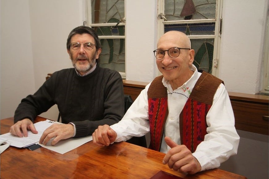 Silvio Cornú junto a Enrique Butti. Foto: Archivo