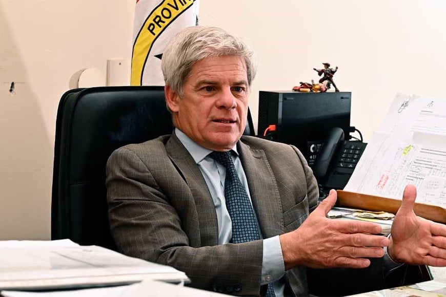 Barraguirre plantea la "admisibilidad" del recurso de inconstitucionalidad que había presentado la provincia. Foto: Flavio Raina