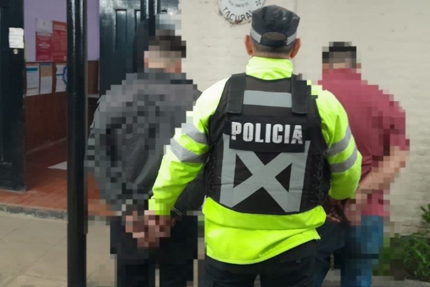 Los detenidos fueron trasladados a la Alcaidía de la Unidad Regional V, donde quedaron a disposición de la Justicia.