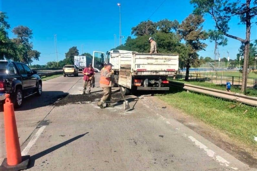 Este martes se encararon las tareas de arreglo.