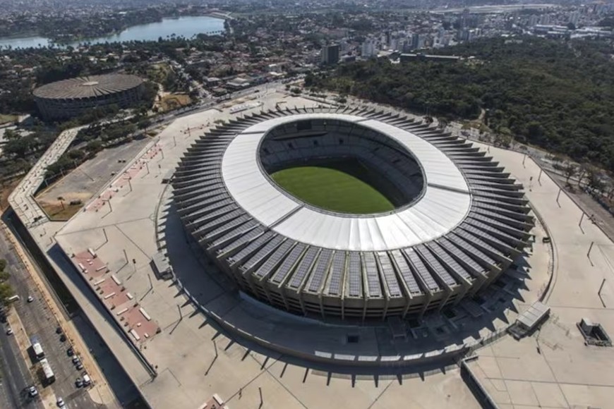 Estadio Mineirao de Belo Horizonte, Brasil.