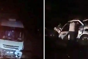 Tras el impacto, acudieron al lugar bomberos, ambulancias y personal policial.