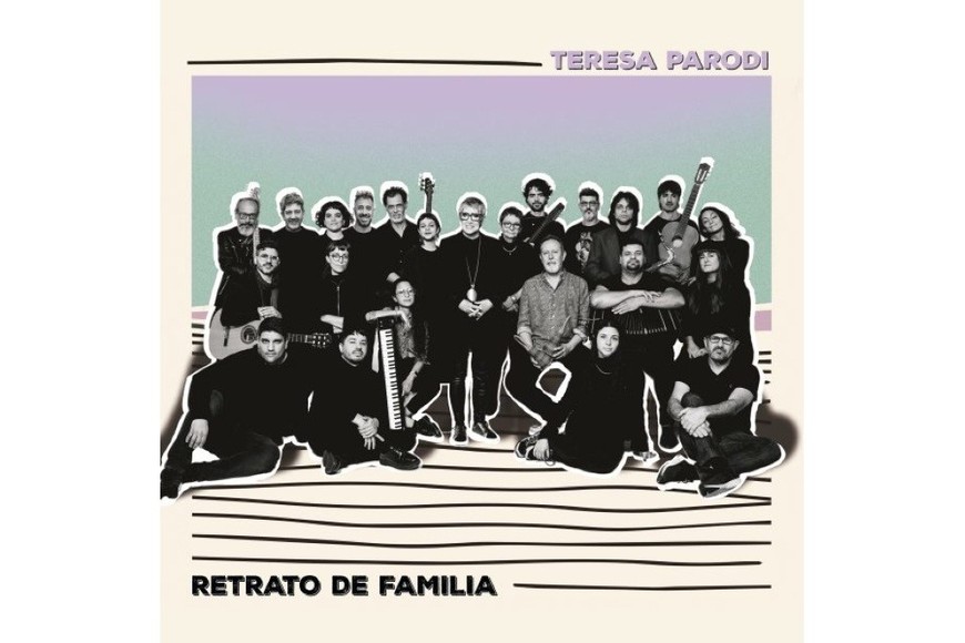 Portada del álbum“Retrato de familia” de Teresa Parodi