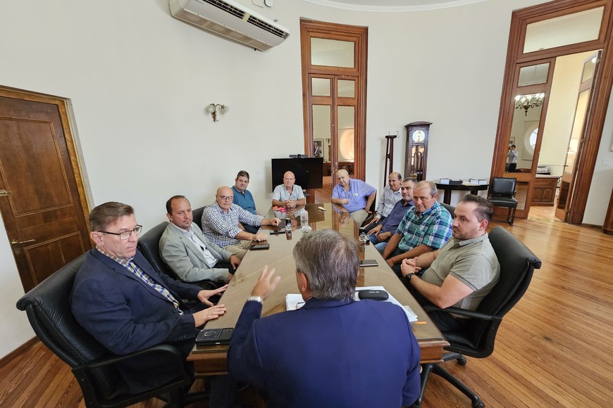 Borla acompañó a autoridades del departamento de San Justo