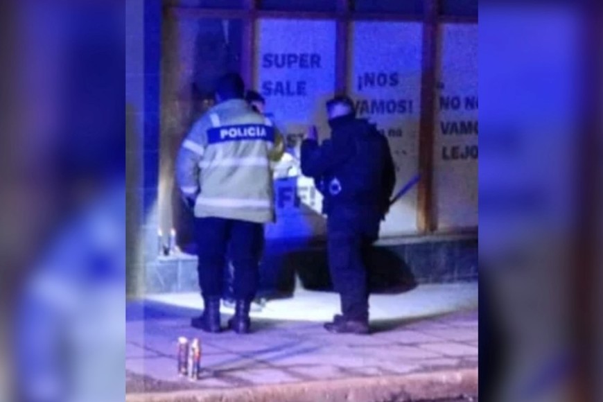 El momento de la detención.