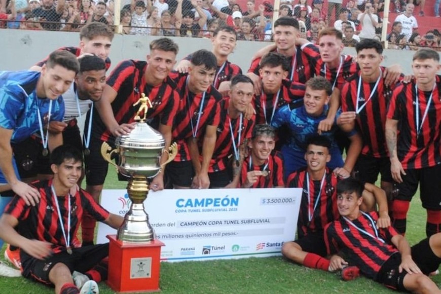 El festejo de los jugadores del Patrón. Crédito: Prensa Patronato