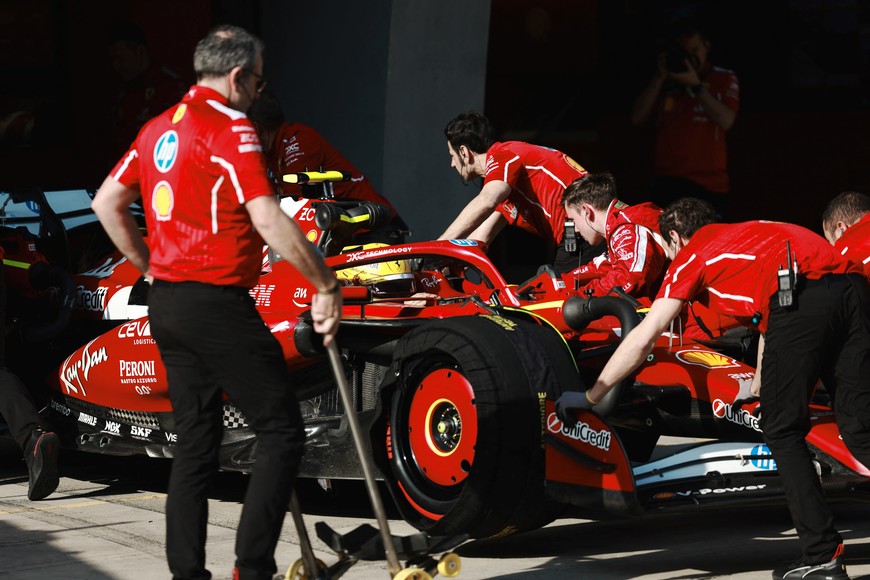 Formula One F1 - Chinese Grand Prix - Shanghai International Circuit, Shanghai, China - March 22, 2025
Ferrari's Lewis Hamilton during qualifying Pool via REUTERS/Alex Plavevski