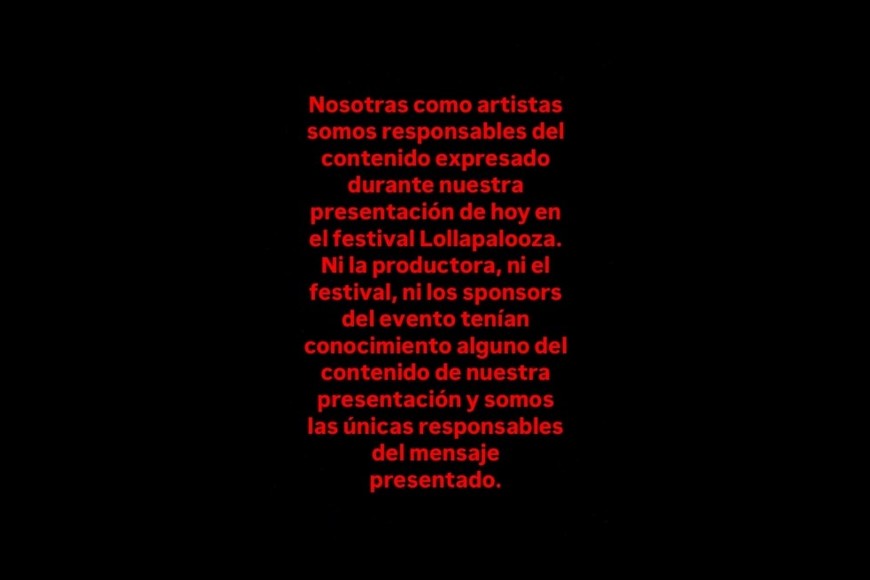 Dum Chica contra Milei. Foto: Gentileza