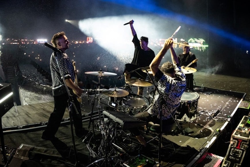 Lollapalooza 2025: Tan Biónica se permitió celebrar estos dos años de regreso, con la promesa de mirar hacia el futuro. Foto: Gentileza Irish Suárez