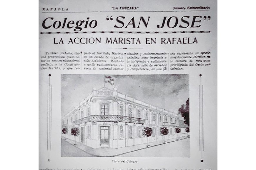 Colegio San José de Rafaela. "La Cruzada" Número Extraordinario (1941). Foto: Gentileza